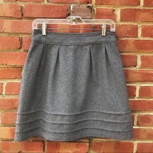 Women’s Wool Blend Pleated Tulle Skirt